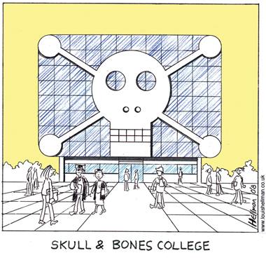 skull and bones cartoon
